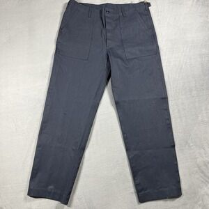 Filson Pants Mens 42x36 Blue Field Supply Workwear Military Utility Canvas USA
